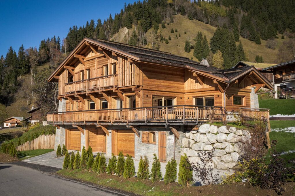 Chalet poteau poutre