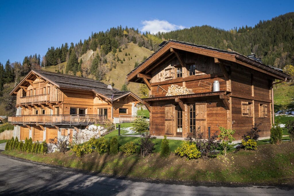 Chalet poteau poutre