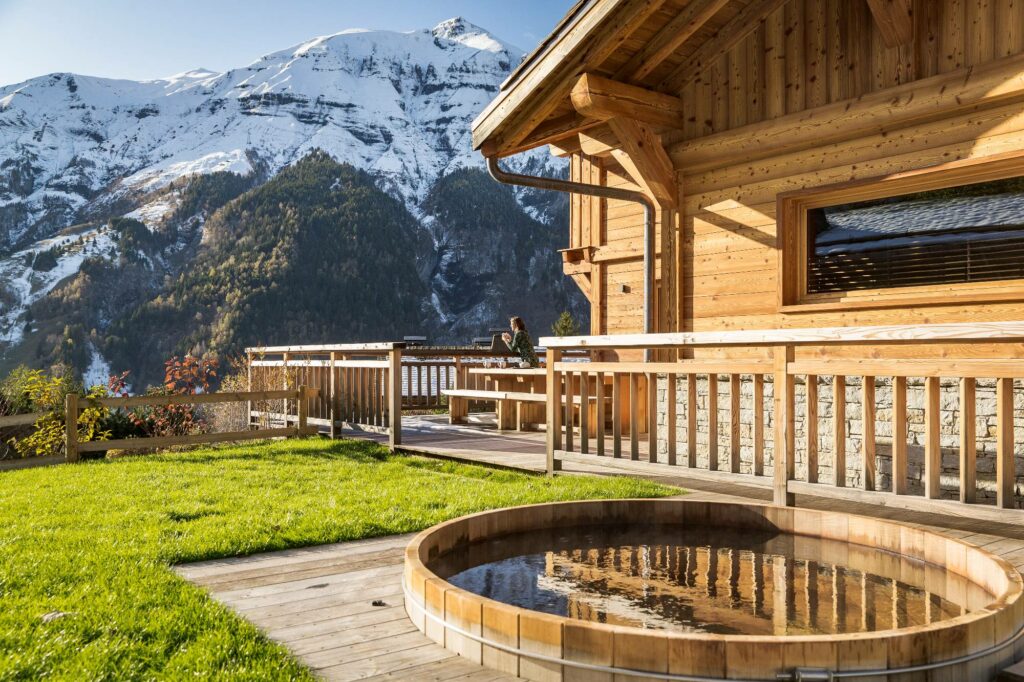 Chalet poteau poutre