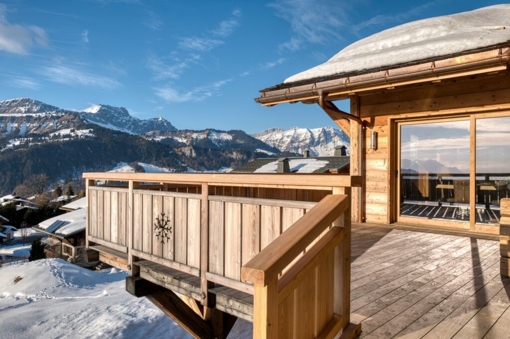 Chalet poteau poutre Val d'Arly