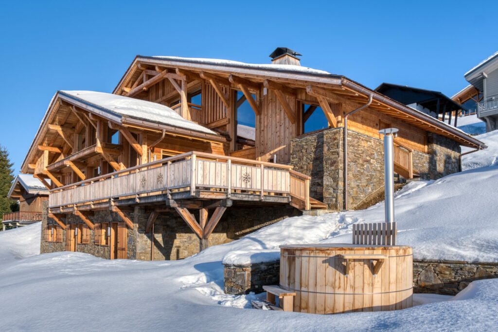Chalet poteau poutre Val d'Arly