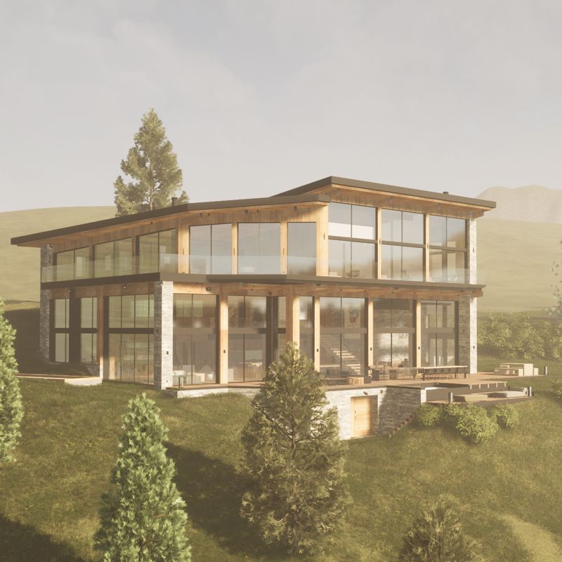 Pers 3D chalet Paradis en Savoie