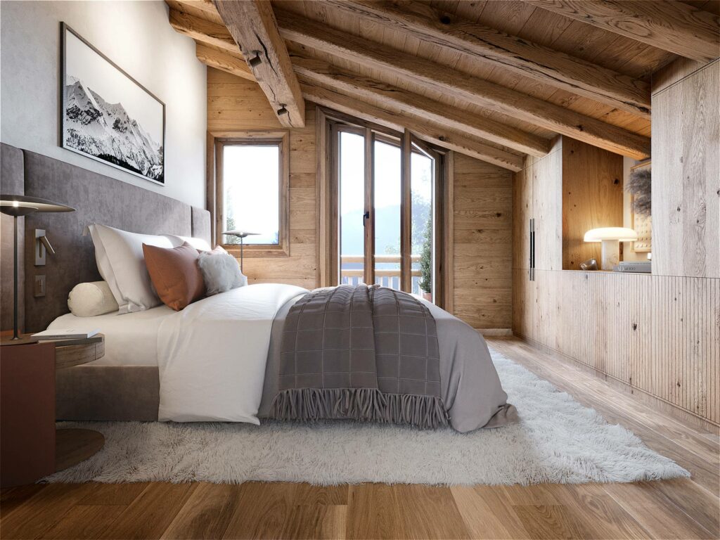 Chambre chalet Megeve