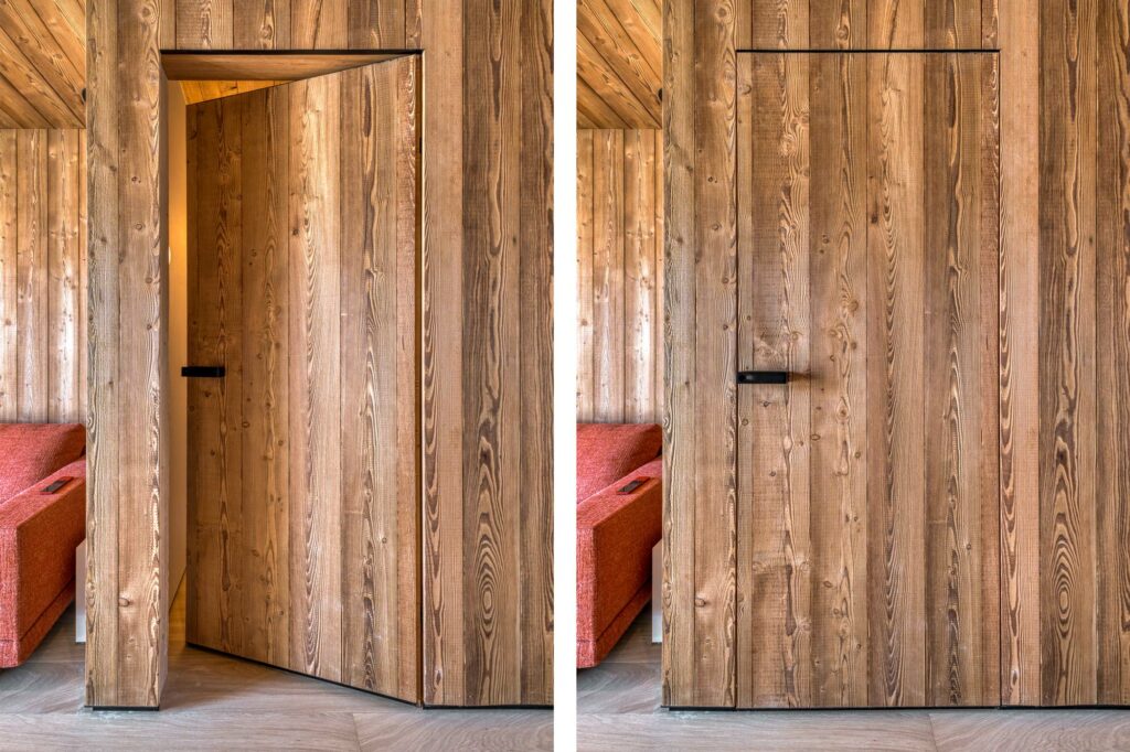 Portes sous tenture